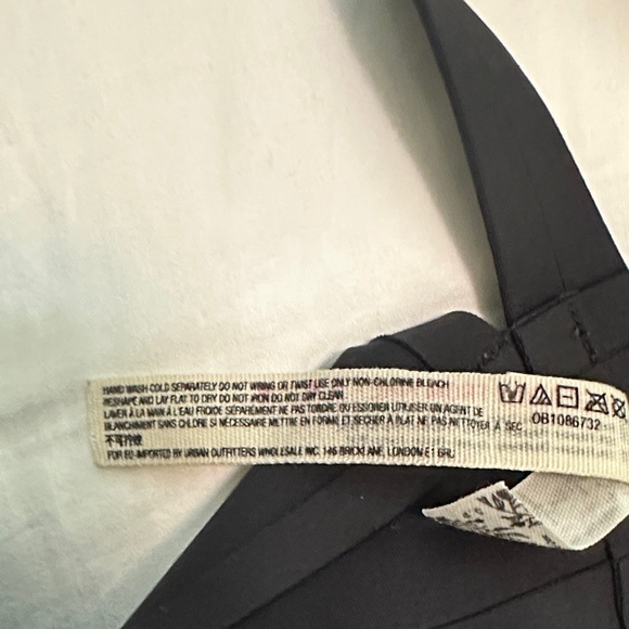 Free People Erin Scuba bralette S Black - Picture 6 of 8